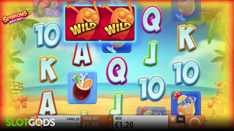 Spinions Beach Party Slot - Screenshot 2