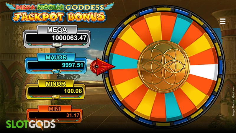 Mega Moolah Goddess Slot - Screenshot 3