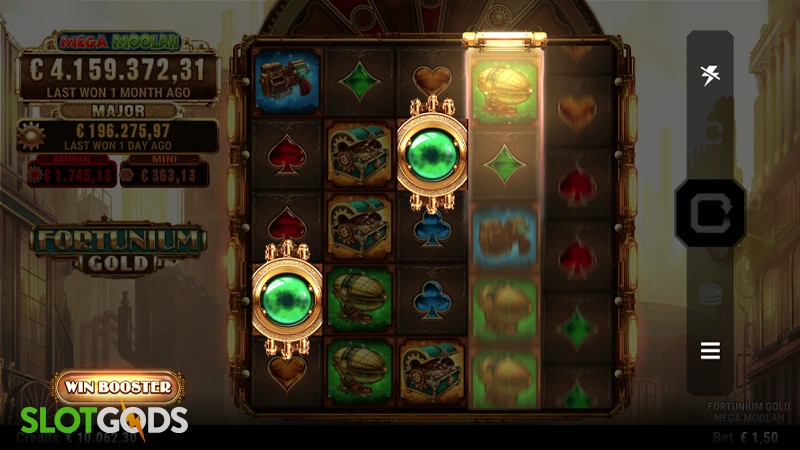 Fortunium Gold Mega Moolah Slot - Screenshot 3
