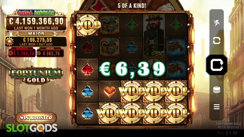 Fortunium Gold Mega Moolah Slot - Screenshot 2