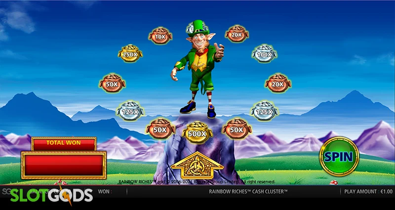Rainbow Riches Cash Cluster Slot - Screenshot 3