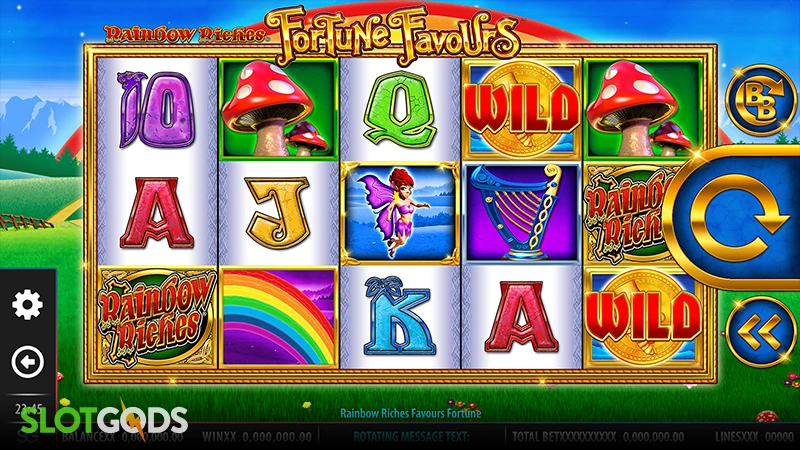 Rainbow Riches Fortune Favours Slot - Screenshot 