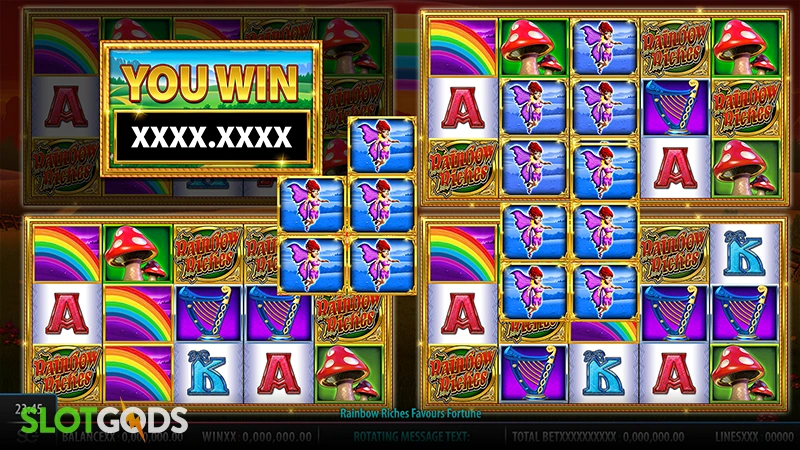 Rainbow Riches Fortune Favours Slot - Screenshot 4