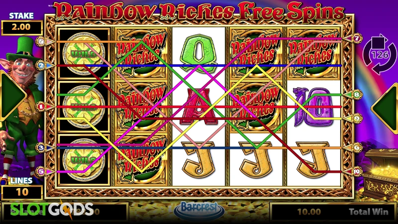 Rainbow Riches Free Spins Slot - Screenshot 4