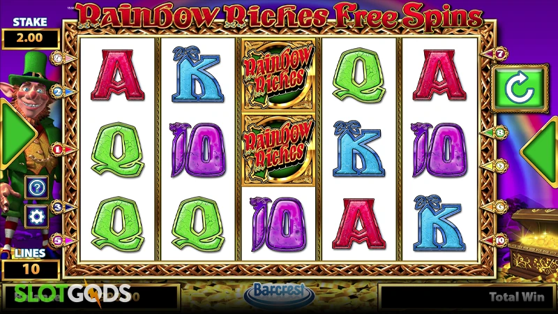 Rainbow Riches Free Spins Slot - Screenshot 