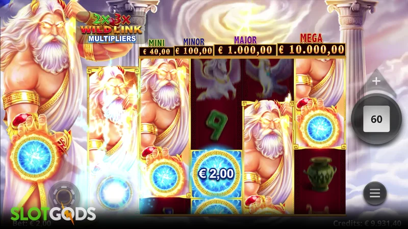 Wild Link Zeus Slot - Screenshot 