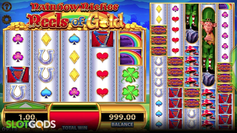 Rainbow Riches Reels of Gold Slot - Screenshot 