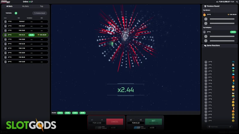 Crashout: Fireworks Slot - Screenshot 3