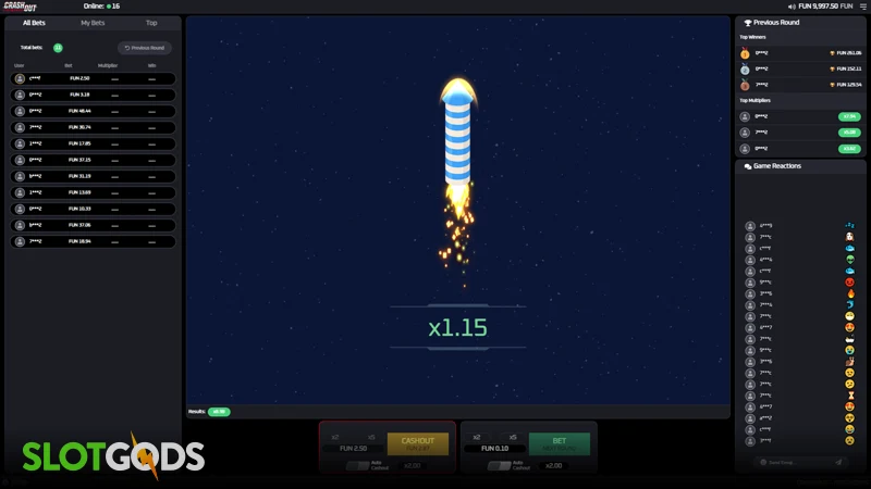 Crashout: Fireworks Slot - Screenshot 2