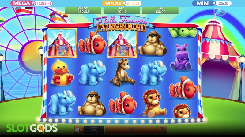 Fluffy Favourites Fairground Jackpot Slot - Screenshot 3