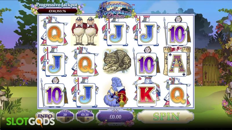 Alice in Wonderland Deluxe Slot - Screenshot 