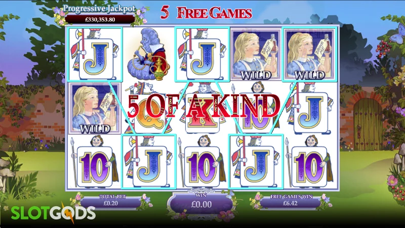 Alice in Wonderland Deluxe Slot - Screenshot 2