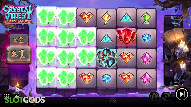 Crystal Quest: Arcane Tower Slot - Screenshot 4