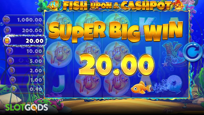 Fish Upon A Cashpot Slot - Screenshot 2