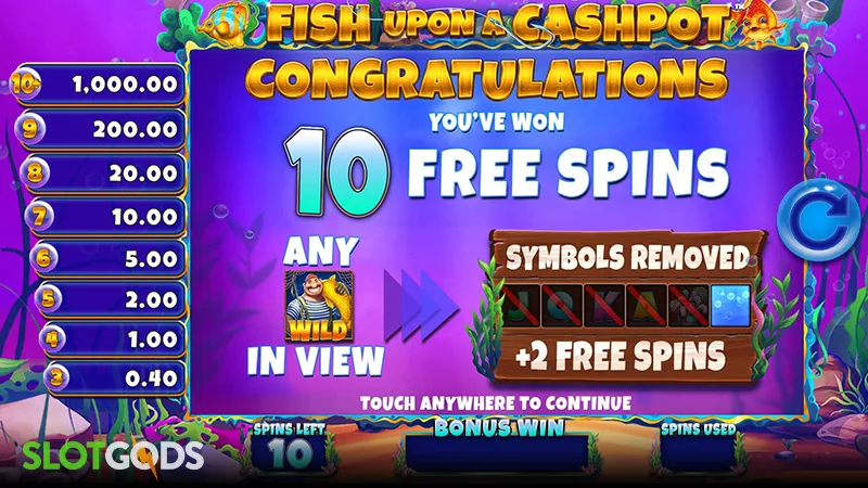 Fish Upon A Cashpot Slot - Screenshot 5