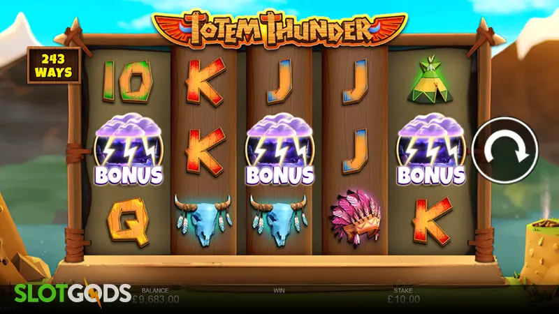 Totem Thunder Slot - Screenshot 1