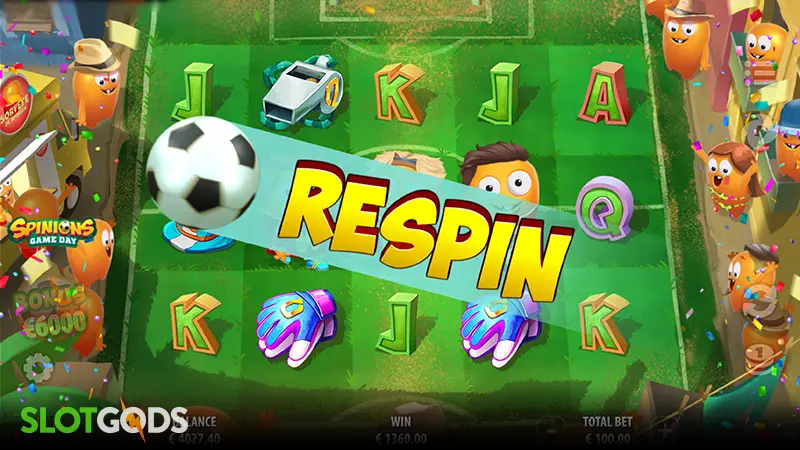 Spinions Game Day Slot - Screenshot 2