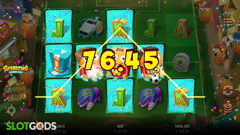 Spinions Game Day Slot - Screenshot 3