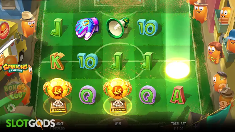 Spinions Game Day Slot - Screenshot 1