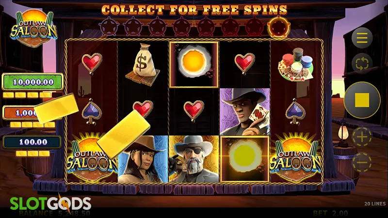 Outlaw Saloon Slot - Screenshot 2