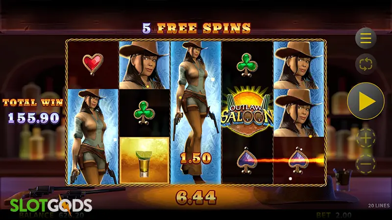Outlaw Saloon Slot - Screenshot 3