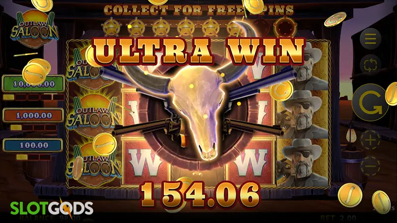 Outlaw Saloon Slot - Screenshot 4
