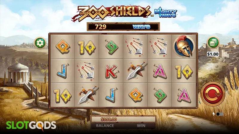 300 Shields Mighty Ways Slot - Screenshot 3