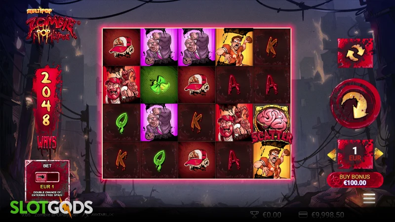 Zombie aPOPalypse Slot - Screenshot 1