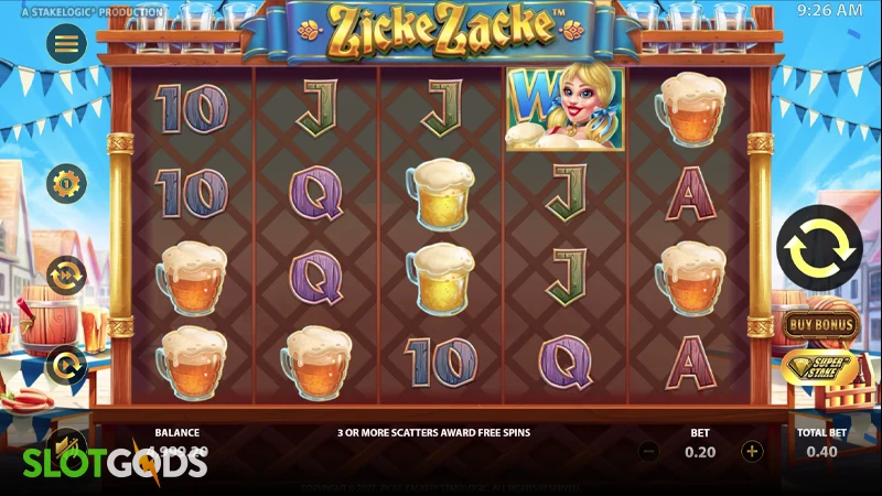 Zicke Zacke Slot - Screenshot 1