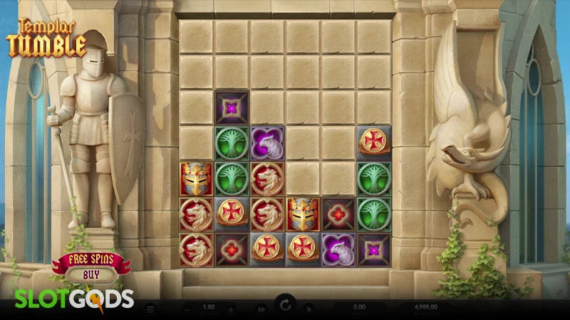 Templar Tumble Slot - Screenshot 