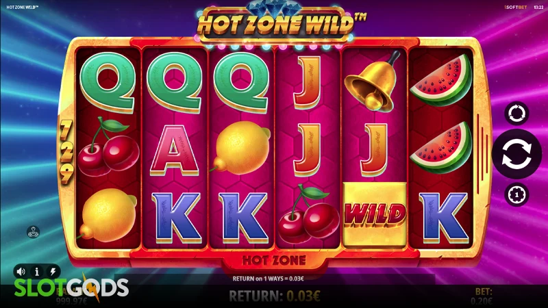 Hot Zone Wild Slot - Screenshot 