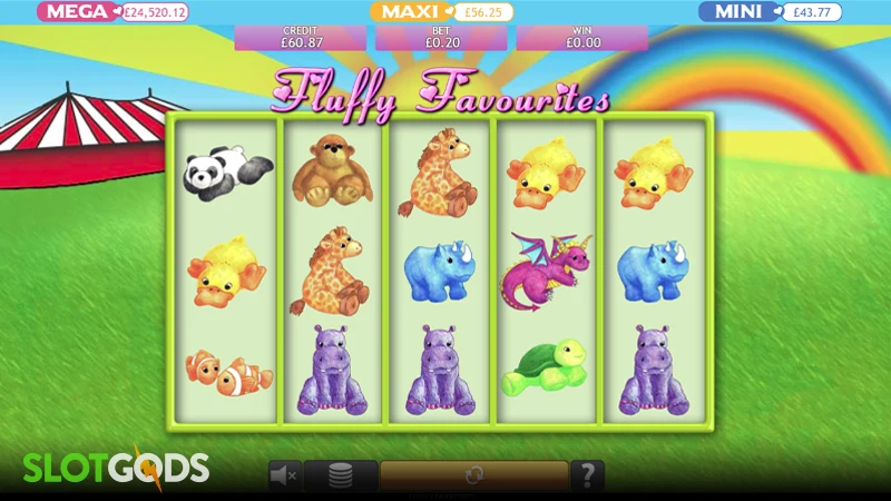 Fluffy Favourites Jackpot Slot - Screenshot 3