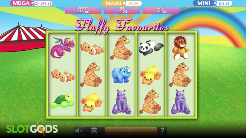 Fluffy Favourites Jackpot Slot - Screenshot 