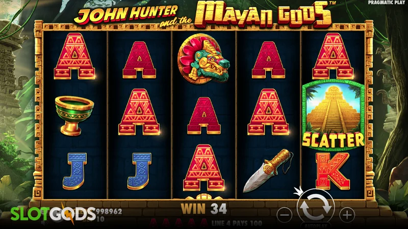 John Hunter and the Mayan Gods Slot - Screenshot 4