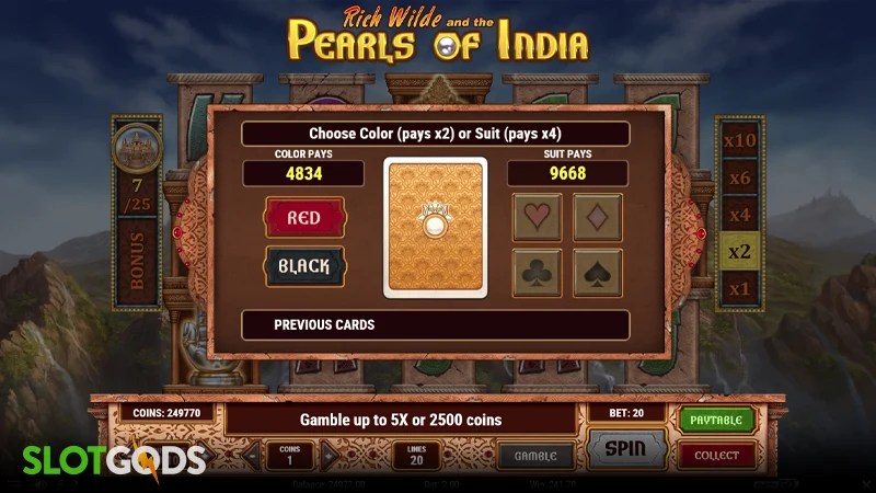Rich Wilde and the Pearls of India Slot - Screenshot 3