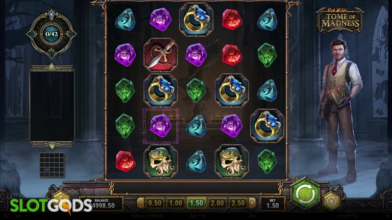Rich Wilde and the Tome of Madness Slot - Screenshot 2