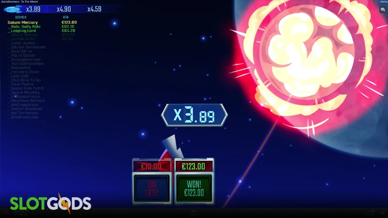 AstroBoomers: To The Moon Slot - Screenshot 4