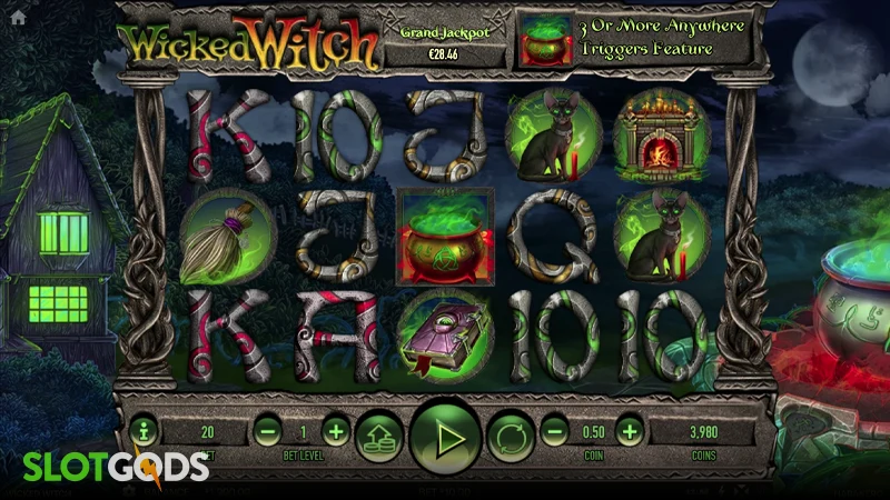 Wicked Witch Slot - Screenshot 1