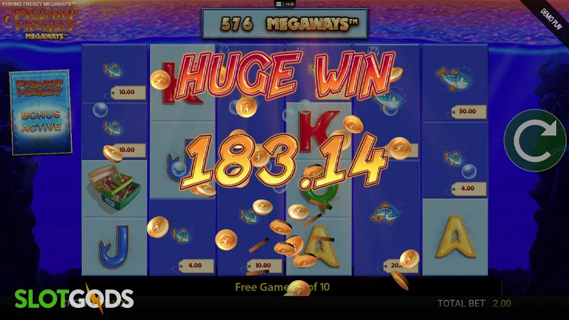 Fishin' Frenzy Megaways Slot - Screenshot 4
