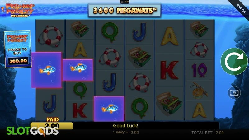 Fishin' Frenzy Megaways Slot - Screenshot 2