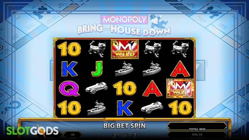 Monopoly Bring the House Down Slot - Screenshot 2