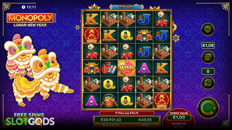 Monopoly Lunar New Year Slot - Screenshot 4