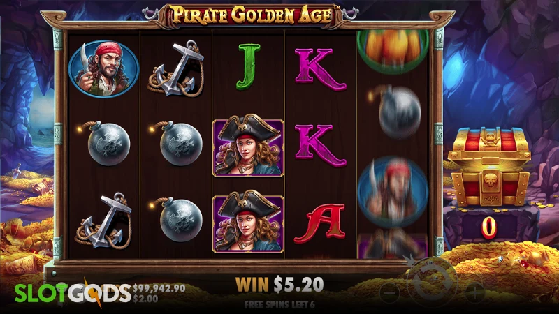 Pirate Golden Age Slot - Screenshot 4