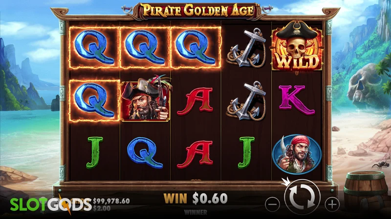 Pirate Golden Age Slot - Screenshot 2