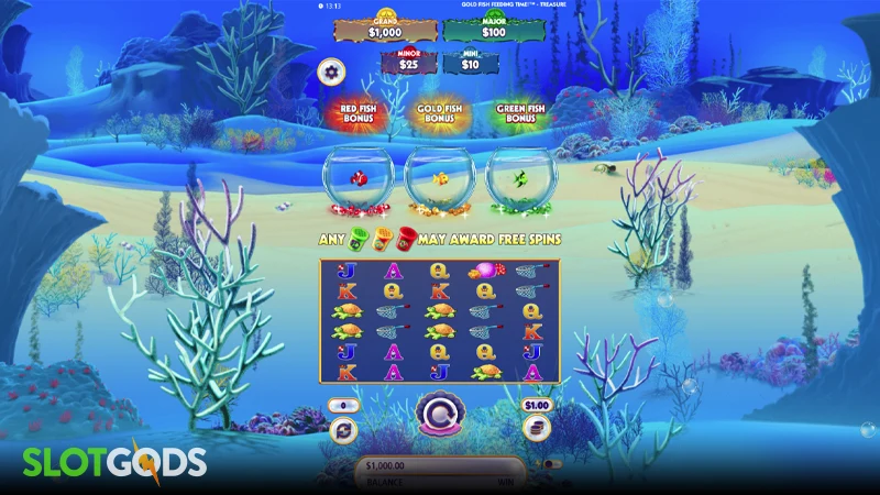 Gold Fish Feeding Time Slot - Screenshot 1
