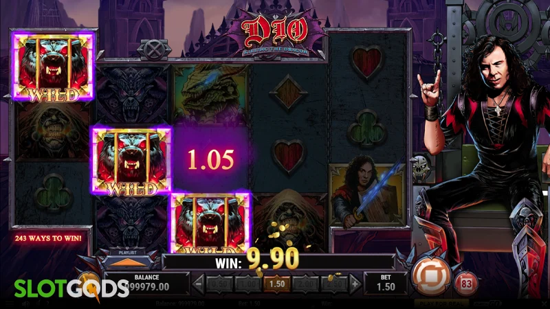 Dio Killing The Dragon Slot - Screenshot 3