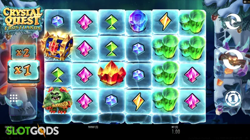 Crystal Quest: Frostlands Slot - Screenshot 1