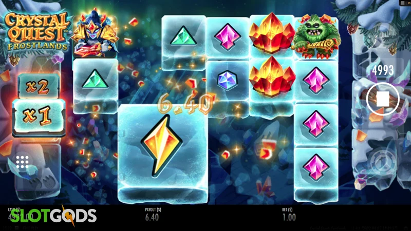 Crystal Quest: Frostlands Slot - Screenshot 4