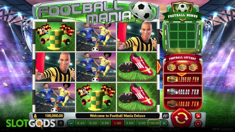 Football Mania Deluxe Slot - Screenshot 1