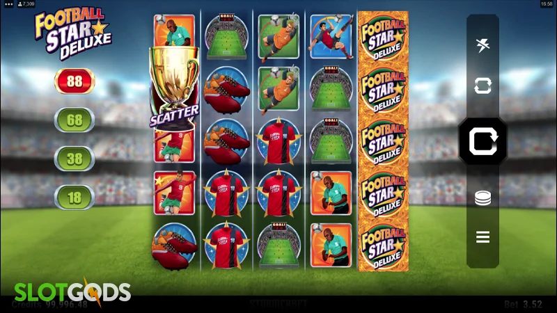 Football Star Deluxe Slot - Screenshot 1